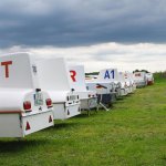 Loading equipment for glider trailer