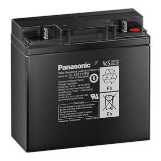 PANASONIC LC-XD1217PG 12V 17Ah AGM Versorgerbatterie --> Alternative: 8000206 AIR-PB 12-20