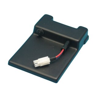 AIRBATT PAD98 battery pole cover with 10A-fuse and Tamiya-connector (Coupling) over middle