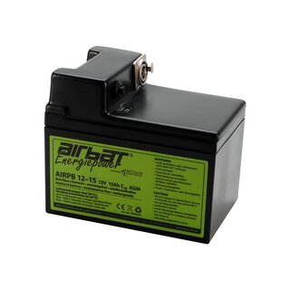 AIRBATT Energiepower AIR-PB 12-15 12V 15Ah cycle-resistant VRLA/AGM avionic battery