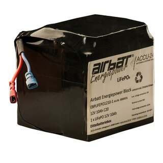 AIRBATT Energiepower Ersatzakku fr Dittelbatteriebox EBPLIFEPO1212 LiFePO4 12V 12Ah