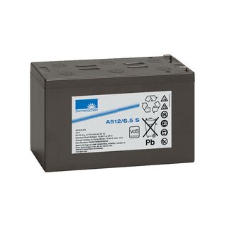 EXIDE SONNENSCHEIN Dryfit A512/6,5S 12V 6,5Ah Gel Versorgungsbatterie