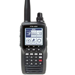 YAESU FTA-450L 8.33/25 kHz (COM) handheld aviation radio - AIRBATT -