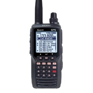YAESU FTA-750L 8.33/25 kHz (COM/NAV/GPS/ILS) handheld aviation radio