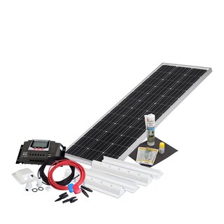 AIRBATT Solar-Power Start-Carriage-Set Premium 100Wp with 12V solar panel