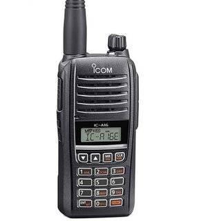 ICOM IC-A16E-BT 8.33/25kHz VHF handheld radio (COM) with Bluetooth