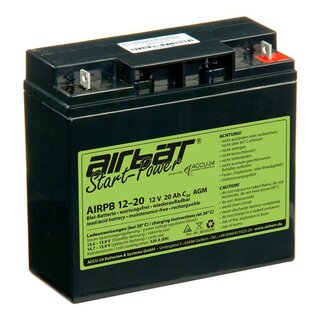 AIRBATT Start-Power AIR-PB 12-20 12V 20Ah AGM Starterbatterie & Versorgungsbatterie
