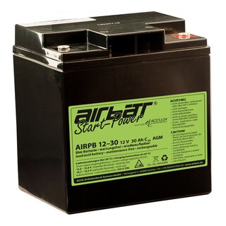 AIRBATT Start-Power AIR-PB 12-30 12V 30Ah AGM starter battery & supply battery